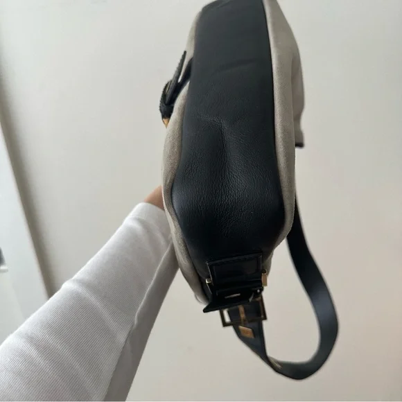 Yves Saint Laurent YSL grey suede bag - Picture 13 of 16